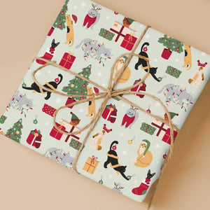 Christmas Cats Wrapping Paper