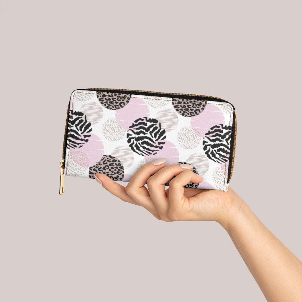 Zipper Wallet in Animal Print